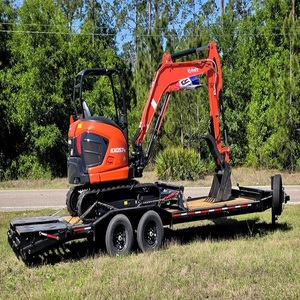 Excavadora Kubota KX057-5 y Cuchilla Angular, Excavadora de Orugas KX060-5 de 6 Toneladas, Mini Excavadora Hidráulica de Alta Eficiencia con Cabina Cerrada y Calefacción - Product Image 6