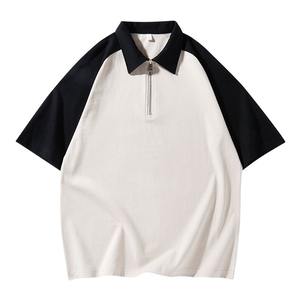 Polo de Verano de Diseño Unisex para Bordado de Logotipo, Camisetas Polo de Poliéster Bicolor Personalizadas - Product Image 2