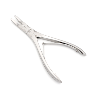 Pinza para Huesos Beyer de Doble Acción Articulada 15 Grados 3mm 18cm, Instrumento Quirúrgico de Acero Inoxidable para Extracción Precisa de Huesos - Product Image 1