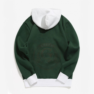 Sweat-shirt à capuche en coton de luxe pour homme, en molleton épais, coupe décontractée, pour un style urbain au quotidien - Product Image 6