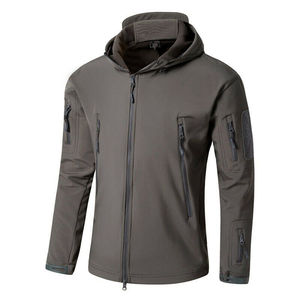เสื้อแจ็คเก็ตผู้ชายแบบกำหนดเอง กันลม กันน้ำ ผ้าฟลีซ ซอฟต์เชลล์ สำหรับกิจกรรมกลางแจ้ง เดินป่า ทำงาน ทนฝน ขายส่ง - Product Image 2
