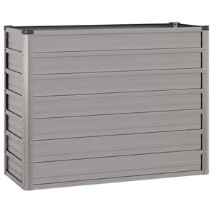 Bac à fleurs et jardinière surélevée en acier Corten rouillé 39,4 x 15,7 x 30,3 pouces - Product Image 3