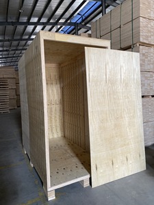 Solid Plywood Wooden <b>Crate</b> <b>Stackable</b> Durable Transport Package for Storage or Export/ Knock Down Kit Fumigated Box - Product Image 1