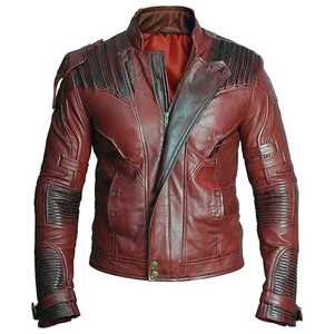 Veste en cuir pour homme de qualité supérieure 100% cuir véritable, plusieurs teintes, prix de gros, fabrication directe du Pakistan, vente en ligne. - Product Image 1