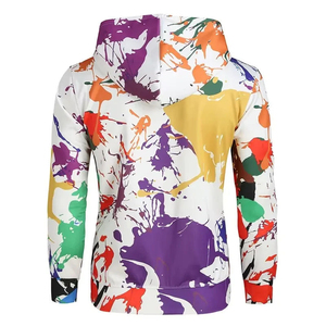 Sudadera con Capucha Personalizada para Hombre, Sublimada, 500 GSM, Tela de Algodón Transpirable, Impresión Digital Completa, Sudadera de Forro Polar para Invierno, Venta al Por Mayor OEM - Product Image 2