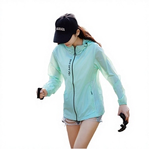 Suameja UPF50+ Ropa de Protección Solar UV Transpirable 100% Poliéster Chaqueta Unisex de Color Sólido con Cuello Alto para Trabajo en Grupo - Product Image 6