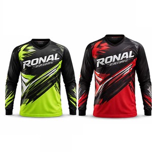 Jersey de Ciclismo de Montaña para Motociclismo y Automovilismo, Ropa Deportiva de Invierno Unisex, Algodón/Poliéster, Secado Rápido, Transpirable, Personalizable - Product Image 4