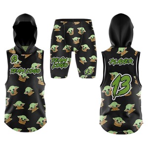 Custom 7V7 <b>Compression</b> Hooded Jerseys Adults Unisex Breathable High Quality Polyester Flag Football Uniform Plus Size Short 2026 - Product Image 5