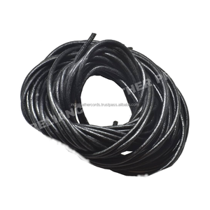 Cordon en cuir noir de qualité supérieure de 2,5 mm pour l'artisanat et les accessoires faits à la main - Product Image 5