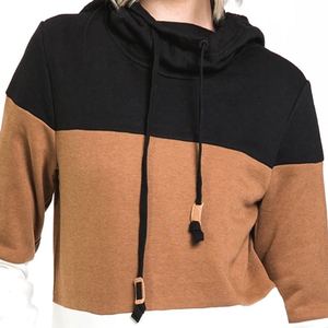Sudadera con capucha de algodón grueso transpirable para hombre, diseño personalizado al por mayor, de punto, de gran tamaño y peso pesado - Product Image 4