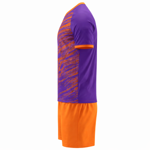 Maillots de sport à col rond en Spandex/Polyester - Respirants, anti-humidité, séchage rapide, personnalisables avec le nom de l'équipe, unisexes - Product Image 4
