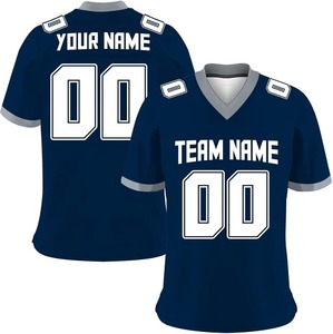 เสื้อฟุตบอลอเมริกันแบบสั่งทำพิเศษ พิมพ์ลายแบบ Sublimation ระบายอากาศได้ดี แห้งเร็ว เย็บอย่างดี ชุดยูนิฟอร์มผู้ชาย ขายส่ง OEM รับผลิตแบรนด์ส่วนตัว - Product Image 2