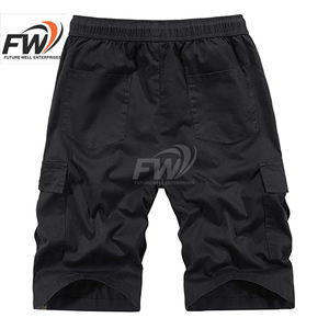 Pantalones cortos de mezclilla holgados estilo streetwear hiphop para hombre, pantalones cortos de algodón de 5 pulgadas, pantalones cortos cargo de mezclilla para hombre - Product Image 5