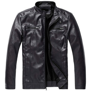 Vestes en cuir pour hommes, fabrication directe d'usine, sur mesure, en cuir véritable, vêtements de moto décontractés, vente en gros - Product Image 1