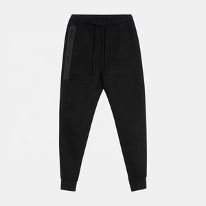 Ensemble sweat-shirt et jogging pour homme, décontracté, respirant, en satin tissé imprimé, avec blocs de couleur et rayures noires et blanches, pull à manches longues - Product Image 3