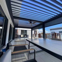 Taomi — projecteur rotatif de meubles d'extérieur, en aluminium, photocatalytique, Pergola moderne en promotion rapide