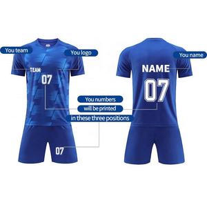 Ensemble de maillots de basket-ball bleus personnalisés, impression par sublimation, polyester respirant, uniforme d'entraînement unisexe pour adultes - Product Image 1