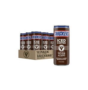 Snickerss Iced <b>Coffee</b> Beverage 12x13.7 Fl Oz Bottles Contains 0g Trans Fat For Heart Health Conscious Consumers Export - Product Image 2