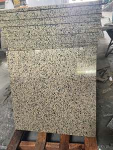 Carrelage en pierre naturelle de granit jaune flammé du Vietnam pour pavage extérieur - Product Image 6
