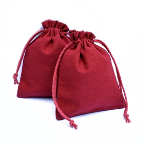 Biểu Tượng Tùy Chỉnh Thân Thiện Với Môi Bông <span class=keywords><strong>Maroon</strong></span> Dây Kéo Đồ Trang Sức Lưu Trữ Pouch Ấn Độ Handmade Ủng hộ Đám Cưới Voile Túi Mua Sắm Túi - Product Image 2