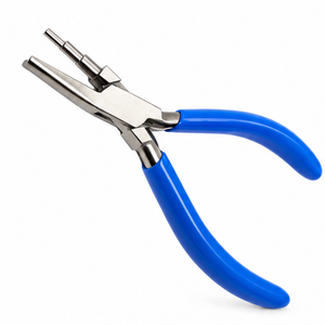 MANAN INSTRUMENTS Alicates de Precisión de Acero Inoxidable para Joyería, Mango Redondo Azul, 100g, para Fabricación de Collares y Bricolaje - Product Image 6
