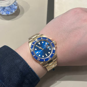 สายนาฬิกาทองคุณภาพสูง 904L ขนาด 41 มม. นาฬิกาจักรกล 3235 กระจกแซฟไฟร์ ออโตเมติก กันน้ำ 300 ม. นาฬิกาดำน้ำสำหรับผู้ชาย - Product Image 1