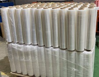 Film étirable transparent souple en LLDPE, écologique, qualité industrielle, haute résistance à la traction, pour emballage de palettes, largeur personnalisable, impression de logo