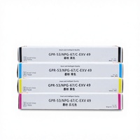 Cartouches de toner couleur NPG-67 Premium Kolit C3020/C3320/C3330 - Ensemble de cartouches CMYK haute capacité pour la série ImageRUNNER ADVANCE