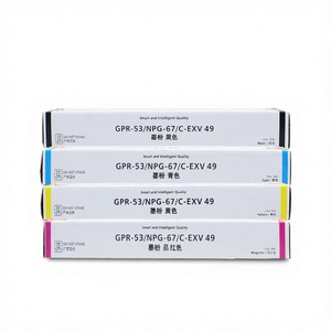 Cartouches de <span class=keywords><strong>toner</strong></span> couleur NPG-67 Premium Kolit C3020/C3320/C3330 - Ensemble de cartouches CMYK haute capacité pour la série ImageRUNNER ADVANCE - Product Image 1