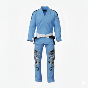Uniforme de Karate Amarillo al por Mayor con Bordado de Dragón Negro para Hombre, Corte Regular, Ropa de Artes Marciales Resistente, Talla Adulto - Product Image 6