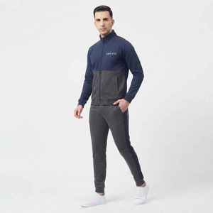 Ensemble de survêtement décontracté pour homme Hawk Eye, coupe classique, en polyester et coton, avec fermeture éclair intégrale, idéal pour l'automne - Product Image 5