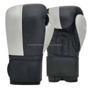 Venta caliente Muay Thai Punching Guantes de boxeo Logotipo personalizado Pu Cuero Cómodo Empuñaduras MMA Sparring Entrenamiento Guantes DE BOXEO - Product Image 3