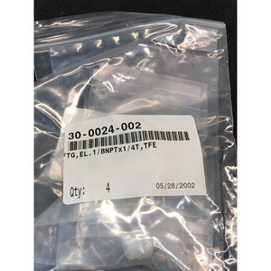 Lote de 4 Conectores ONTRAK 30-0024-002, Codo, 1/8 NPT - Equipos y Piezas de Semiconductores de Confianza de Tradicción Global - Product Image 1