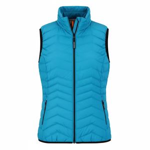 Chaleco Acolchado Beige para Hombre con Cierre de Cremallera, Cuello Alto, Relleno de Poliéster Cortavientos, Chaqueta Casual de Invierno - Product Image 6