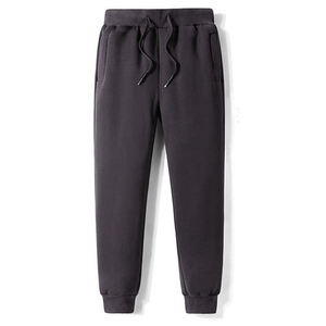 Pantalon de jogging en molleton personnalisé de qualité supérieure pour hommes avec intérieur brossé doux, cordon de serrage ajustable à la taille et jambe fuselée - Product Image 2