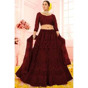 Lehenga choli ห่วงโซ่สุทธิล่าสุด - Product Image 1