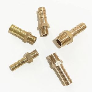 Raccords de tuyauterie en laiton à faible pression, tête hexagonale, surface polie, OEM ODM - Product Image 6