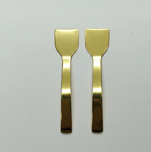 Pure Brass Shilajit <b>Spoon</b> Handmade Ayurvedic Resin Mixing Tool Golden Metal Shilajit <b>Measuring</b> <b>Spoon</b> - Product Image 3