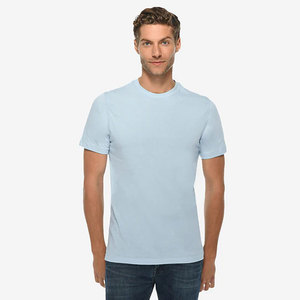 เสื้อยืดคอกลมคลาสสิคพรีเมียมไตรเบลนด์สีดำสำหรับผู้ชาย - Product Image 6