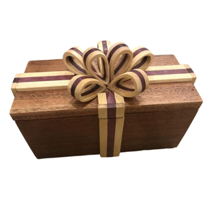 Caja de Rompecabezas de Madera Hecha a Mano con Compartimento Secreto, Caja de Almacenamiento de Joyas de Madera con Lazo de Lujo, Caja Mecánica de Rompecabezas - Product Image 3