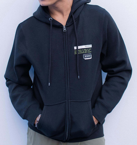 OEM <b>Men</b>’s Custom Printed Zip Up Hoodie Cotton Blend Fleece Sweatshirt Kangaroo Pocket Streetwear Style OEM Premium Quality - Product Image 1