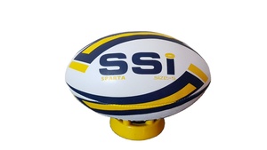 High Quality Size 5 Rugby Union Match <b>Ball</b> Custom Design with Strong Rubber Grip - Product Image 4