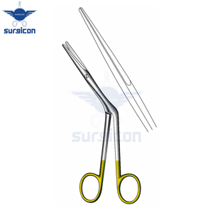 Ciseaux chirurgicaux Heymann 18 cm / 7 pouces droits TC Gold, instrument de coupe de précision en acier inoxydable de qualité supérieure - Product Image 2