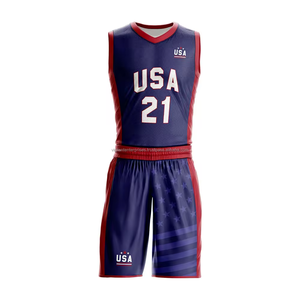 Conjunto de uniforme de baloncesto sin mangas Unisex adulto personalizado 100% poliéster transpirable de secado rápido antibacteriano servicio OEM rápido - Product Image 1