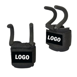 GAF Weightlifting Hooks Strength Training Heavy Duty Neoprene Non-Slip Hook & Loop Fitness <b>Straps</b> Gym Accessories Power Weights - Product Image 3