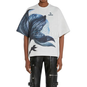 Camiseta Oversize para Hombre de Uso Casual con Estilo Moderno, Camiseta Oversize para Hombre para Uso Diario Relajado - Product Image 2