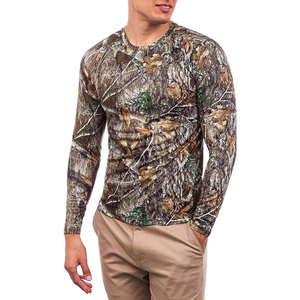 <b>Men's</b> Long Sleeve O-Neck Loose Fit 100% Cotton Eco-Friendly Breathable Hip Hop Casual T-Shirt Quick Dry Knitted - Product Image 1
