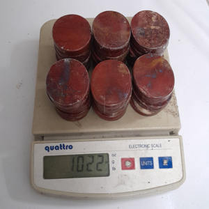 Pierre de jaspe rouge indonésien naturel de haute qualité, pierre lisse polie à la main, cristal de guérison, 45 × 35 mm - Product Image 6