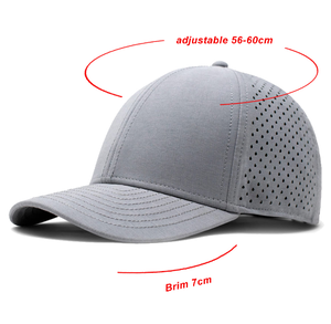 Gorra de Béisbol Deportiva Unisex Transpirable con Corte Láser, Ligera, de Secado Rápido, para Correr, Golf, con Logotipo Personalizado, Venta al Por Mayor - Product Image 6