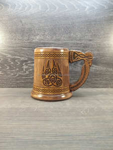 Nouvelles tasses en bois Pure Beer Cup Hammer Point pour ustensiles de cuisine et restaurants et utilisation à la main à vendre - Product Image 3